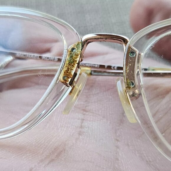Michael Kors Women Glasses/Eyeglasses Clear/Gold Tone CAPTIVA MK4054 Eyewear - Picture 11 of 11